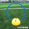 Curso de Obstáculos para Drones Base Rellena de Agua Postes Marcadores Balón de Fútbol Baloncesto Campo de Entrenamiento de Vuelo Equipo