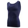 Colete Modelador Masculino Transpassado Sem Costura, Peça Mágica para Emagrecer e Modelar, Roupa para Emagrecer, Controle da Barriga, Corselete Peitoral, Fitness Esportivo Db01