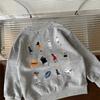 Sudaderas Infantiles, Estilo Dibujos Animados, Estilo Coreano, Estilo Primavera y Otoño, Camisetas Base Sueltas y Versátiles, Tops Casuales con Estilo para Niños y Niñas