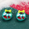 Serie Navideña Adornos para Uñas Papá Noel Muñeco de Nieve Reno Árbol de Navidad Caja de Regalo Armadura para Árbol Funda para Teléfono Móvil Adornos