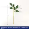 Varilla de rosa artificial al por mayor, arreglo floral de boda, flor de alambre de hierro a juego, varilla de rosa de alambre de hierro, accesorios para arreglos florales de bricolaje