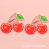 Simulação prato de frutas de verão remendo diy creme cola gota cola celular concha decoração diy acessórios artesanais