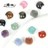 Nuevas Cuentas Sueltas de Piedra Natural Calientes en Venta con Forma de Cabeza de Gato Accesorios para Joyería DIY para Hacer Pulseras Productos Semi-Terminados al por Mayor