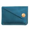 Monedero Retro de Cuero PU Mini Monedero con Broche Bolsa para Tarjetas de Acceso Tarjetero Portátil para Tarjetas de Negocio
