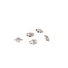 Nuevas cuentas de planeta tridimensionales galvanizadas color 14K, cuentas de anillo de planeta, accesorios hechos a mano para pulsera y collar DIY
