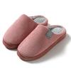 Invierno Nuevas Pantuflas de Algodón de Pana Engrosado para Hombre y Mujer, Pantuflas Cálidas Antideslizantes para el Hogar, Personalización Multicolor para Interior y Exterior