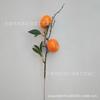 Eucalipto dorado de simulación fruto rojo pequeño flor snack de Año Nuevo flor accesorios cubo de bendición de Año Nuevo Caqui Manzana hoja de ginkgo flor