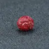 Cuentas de Cinnabar Púrpura Dorado Crudo Grabadas con los Doce Signos del Zodíaco Arena Púrpura Dorada Manualidades Hechas a Mano DIY Accesorios de Cinnabar Púrpura Dorado Cuentas Sueltas