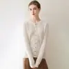 Suéter Cardigan de Punto Trenzado con Cuello Redondo para Mujer, Nuevo para Otoño/Invierno, Estilo Montaña Pura