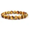 Pulsera de Ojo de Tigre natural directa de fábrica 3A pulsera de cuentas de ojo de tigre de color pulsera terminada pulsera al por mayor