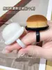 Anillo de Arte para Uñas Cepillo Frontal para Polvo, Cepillo Trasero para Polvo, Tipo Hebilla de Dedo Cepillo de Cerdas Finas Suaves, Herramienta de Manicura para Barrer Polvo de Uñas