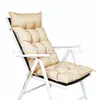 TEMU Amazon Almofada para Cadeira de Lounger Escovada Impermeável Cadeira de Encosto Alto Cadeira Dobrável Integrada para Pátio Assento Prolongado