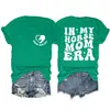 En Mi Era de Madre de Caballos Moda Casual Divertida Camiseta de Manga Corta con Cuello Redondo para Mujer Sitio Independiente de Ebay Europeo y Americano