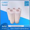 Tampa de extremidade de interface de anel de borracha único interno dobrável microporoso, pré-filtragem de água potável ultrapura, elemento de filtro dobrável microporoso 5