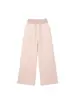 Pantalones deportivos rosas de pierna ancha para mujer, nuevo estilo otoño 2026, de cintura alta, adelgazantes, holgados, estilo americano, pantalones de chándal casual de pierna recta de moda