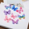 Suministro Directo del Fabricante Malla de Tul de Doble Capa con Pedrería Accesorio para el Cabello de Mariposa Alas Colgantes Accesorios para Pendientes Joyería 3D