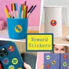 Pegatinas populares de recompensa e incentivo para niños, con diseños de dibujos animados en inglés, para usar como papelería de oficina, etiquetas decorativas y pegatinas de sellado