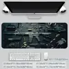 Tapete de Mouse Brinquedo Montável de Arma Jogo de E-Sports Transferência de Calor Extra Grande Pad de Escritório Borda Antiderrapante Bloqueio de Borda Pad para Teclado de Computador