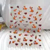Série Duyuer Adesivos de Unha Populares Estilo Influenciador Realista com Suporte Adesivo para Decoração de Unhas DIY