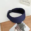 Diadema de Estilo Coreano Simple con Visera Rayas para Mujer 2025 Nuevo Estilo Diadema Retro Diadema Plegada de Parte Superior Alta Accesorios para el Cabello