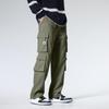 Pantalones rectos de estilo americano para hombre, marca de moda, holgados, de talla grande, para la calle, elegantes, para primavera y verano, pantalones deportivos finos e informales.