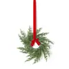 Guirlanda de Pinhas Amazon Norfolk Videira de Natal Arranjo de Frutas Vermelhas de Natal Decorações Pastorais Pequena Guirlanda