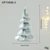 Decoraciones Navideñas Adornos para Árbol de Navidad Azules Animales de Dibujos Animados Ángeles Colgantes Decorativos Pequeños