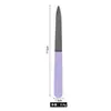 Tenedor de Acero Inoxidable para Cutícula Tira Frotadora de Doble Cara Artefacto para Cuidado de Manicura Exfoliante Herramienta de Manicura Lima de Uñas