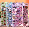 Pegatinas suaves y lindas de trasero, adorables pegatinas 3D en relieve, juguete para aliviar el estrés, funda de teléfono y agenda 3D de dibujos animados para niños