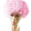 Abanico Suministros para Fiesta Vacaciones Pelucas Coloridas Divertido Payaso Afro Tocado Cabello Corto Rizado