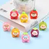 Figuras de Frutas de Burbujas 3D de Resina Accesorios DIY Paisaje en Miniatura para Coche Adornos Pequeños Materiales de Bolsas Sorpresa