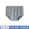 Roupa íntima de algodão puro para homens de meia-idade e idosos, Shorts triangulares largos para idosos, Tamanho Plus Size, Cuecas 100% algodão, Atacado, Cintura Alta