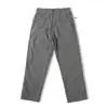 Calça Cargo Funcional Leve de Secagem Rápida Estilo Japonês para Verão, Calça Cargo Reta Solta para Homem, Calça Casual Reta Funcional Durável