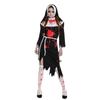 Halloween Ghost Festival Adulto Mulheres Bloody Nuns Vestido Longo Carnaval Festa Fantasia cosplay Fantasia