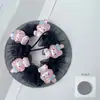 Rede de Cabelo Dança Latina Exame Torcedor de Cabelo Adereço de Cabeça Rede Invisível Acessórios de Cabelo Redinha Elástica para Coque de Crianças Companhia Aérea Bolsa de Rede