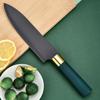 Juego de seis piezas de cuchillos de cocina domésticos combinados de acero inoxidable, afilado, ligero, cuchillo de chef para rebanar, cuchillo de fruta, regalo, utensilios de cocina