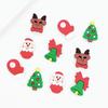 Hebilla Creativa de Zapato de Dibujos Animados Navideños Adecuada para Zuecos Flor de Zapato Reno Muñeco de Nieve DIY Accesorios Desmontables Hebilla Decorativa