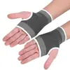 Algodón Poliéster Protección Palma Guantes Deportivos Ciclismo Levantamiento de Pesas Equipo de Fitness Entrenamiento Guantes de Medio Dedo Protección Laboral Guantes Antidesgaste