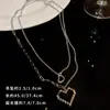 Design de Nicho Luxo Acessível Colar com Textura Moda Elegante Corrente para Clavícula com Zircônia Tendência Ins Coreana Roupa de Trabalho Versátil Colar