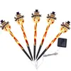 Luces Solares LED para Suelo para Jardín, Estrella de Cinco Puntas, Árbol de Navidad, Decoración de Copo de Nieve, Cadena de Luces de Suelo, Luces Decorativas de Navidad