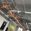 Equipo de Entrenamiento de Parkour Juego Completo Bafles de Altura Ajustable Bastidor de Entrenamiento de Obstáculos de Escalada Sala de Educación Física para Jardín de Infantes