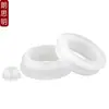 Protetor de cabo invertido de silicone macio, modelo curto com fenda para passagem de cabo, luva de borracha para cabo com orifício passante em forma de I, anel de borracha anti-corte