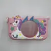 Cámara Infantil Funda Protectora de Dibujos Animados Cámara Pequeña Cubierta de Silicona Anticaída con Correa para el Cuello Mini Foto Carcasa Blanda de Goma