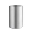 Balde de gelo caseiro de camada dupla para bar ktv 1600ml balde de gelo pequeno de aço inoxidável balde de cerveja portátil para publicidade externa comercial