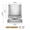 Copo de uísque de cristal giratório em formato de estrela, um design elegante e luxuoso com base de cristal, perfeito para aliviar o estresse e apreciar destilados.