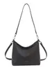 Bolsa Tote Grande de Tecido Retro Simples para Comércio Exterior Transfronteiriço para Mulheres, Textura de Alta Qualidade, Elegante Bolsa de Ombro Transversal para Trabalho e Deslocamento