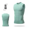 Chaleco de Compresión para Entrenamiento de Baloncesto para Hombres, Chaleco de Fitness Amazon, Chaleco de Compresión de Capa Base de Atletismo de Secado Rápido de Alta Elasticidad para Correr