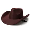 Sombrero de vaquero occidental, sombrero mongol, sombrero de atracción turística, sombrero de jazz, sombreros de comercio exterior transfronterizo para AliExpress y Amazon