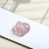 Atacado Pingente de Patinha de Gato de Calcedônia Branca Tipo Gelo Ágata Clara Transparente Brasileira Ursinho Patinha Pingente para Acessório DIY