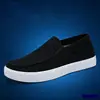 Zapatos de lona de Pekín transpirables de verano para hombre, zapatillas casuales sin cordones, zapatos perezosos de moda